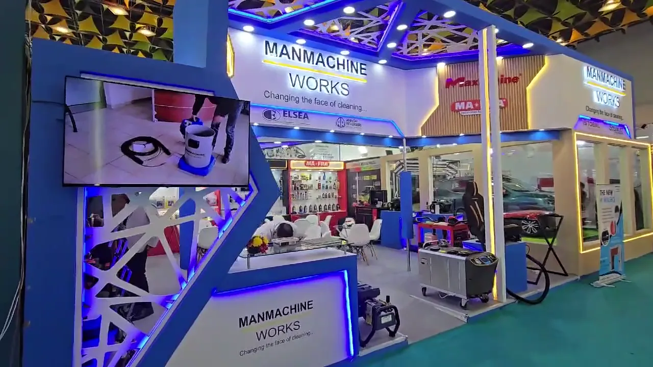 Manmachine Works exhibition stand